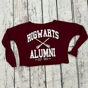Women's Hogwarts Alumni Harry Potter Maroon Sweatshirt